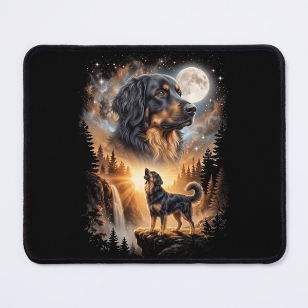 Item preview, Hovawart Howling Moon Art Dog Mom Dad Lover designed and sold by dian-rody-crest.