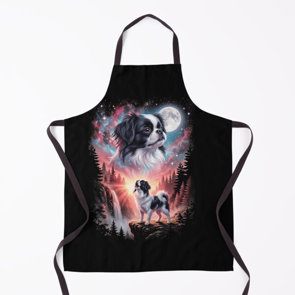 Item preview, Japanese Chin Howling Moon Art Dog Mom Dad Lover designed and sold by dian-rody-crest.