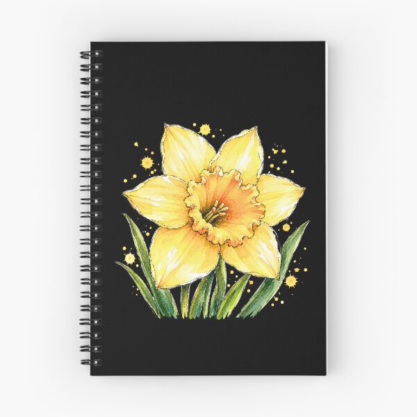 Item preview, Yellow Daffodil Watercolor Art – Elegant Botanical Floral Illustration designed and sold by ColorSplash123.