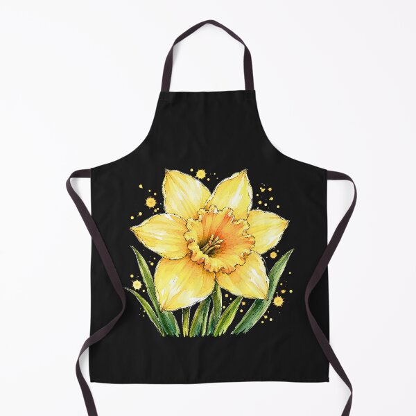 Item preview, Yellow Daffodil Watercolor Art – Elegant Botanical Floral Illustration designed and sold by ColorSplash123.