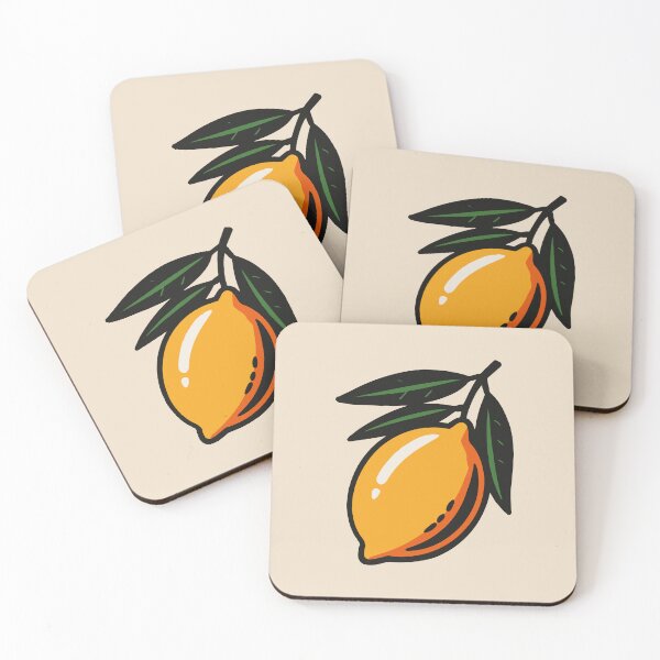 Item preview, Lemon Yellow Fruit Sticker T-Shirt Design 127sm designed and sold by 127sm.
