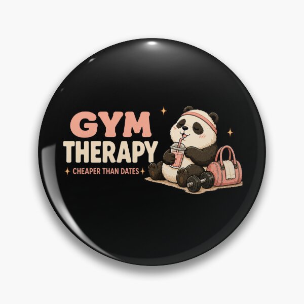 Item preview, Gym Therapy Cheaper Than Dates | Cute Panda Workout Shirt | Funny Fitness Gym Lover Giftt designed and sold by HumbleAthlete.