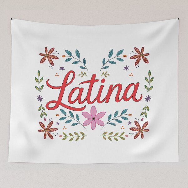 Item preview, Latina pride illustration designed and sold by Astrajess.