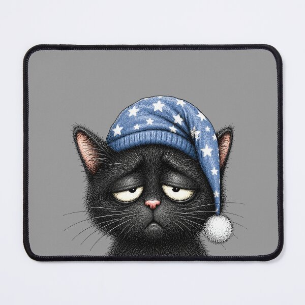 Item preview, Sleepy Black Cat designed and sold by Sed94.