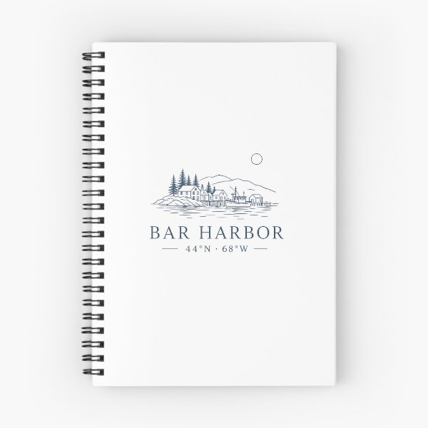 Item preview, Bar Harbor Coordinates designed and sold by ChicClicker.