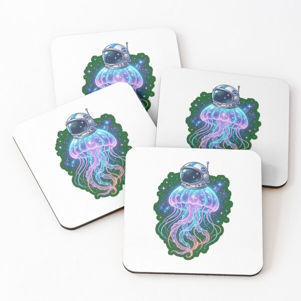 Item preview, Glowing Jellyfish Astronaut in Space designed and sold by YNAMREG.