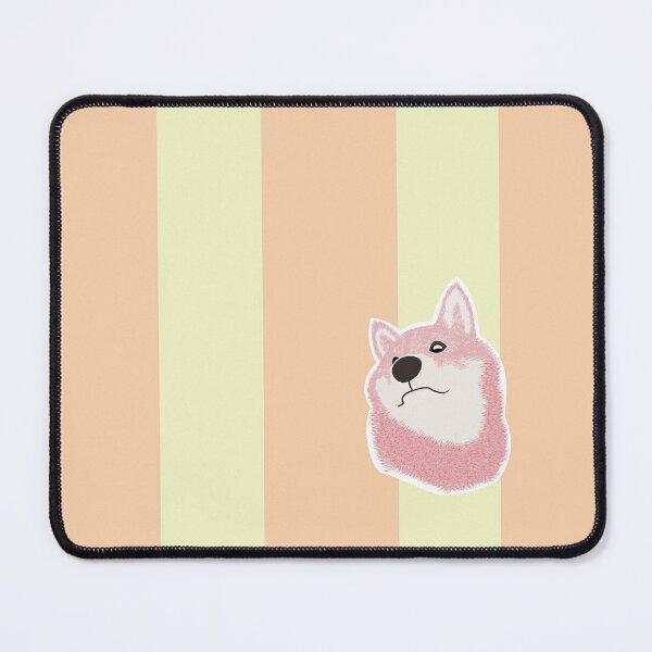 Item preview, Thick stripe (light orange, light yellow) with Shiba inu designed and sold by ShibaCruise-On.