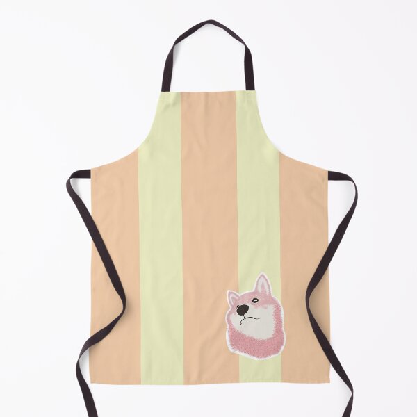 Item preview, Thick stripe (light orange, light yellow) with Shiba inu designed and sold by ShibaCruise-On.