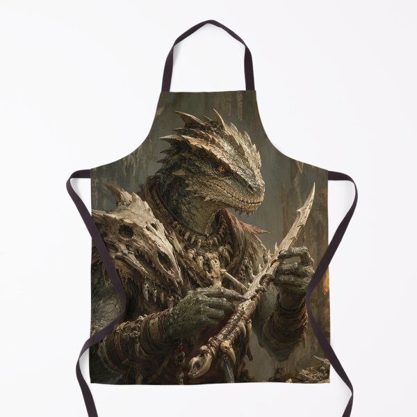 Item preview, DnD Lizardfolk Bone-Carver Creature designed and sold by bapupa.