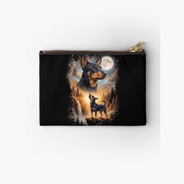Item preview, Lancashire Heeler Howling Moon Art Dog Mom Dad Lover designed and sold by dian-rody-crest.