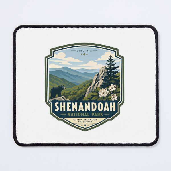 Item preview, Virginia Shenandoah National Park Scenic Splendor Preserved Outdoor Travel Hiking designed and sold by Simsimah26Parks.