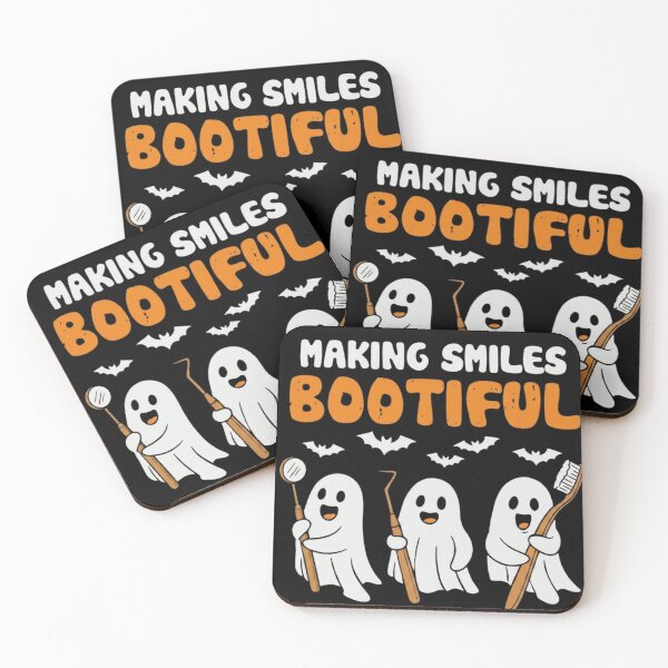 Item preview, Making Smiles Bootiful Funny Halloween Dentist Dental Ghost designed and sold by haitrieuic96.