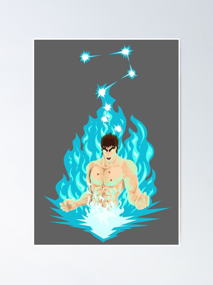 Thumbnail 1 of 3, Poster, Kenshiro designed and sold by 9999DamagePoint.