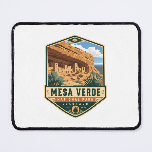 Item preview, Mesa Verde National Park Colorado Est 1906 Travel Souvenir Visitor Hiker designed and sold by Simsimah26Parks.