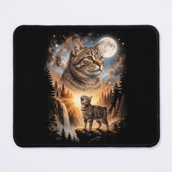 Item preview, Manx Howling Moon Art Cat Mom Dad Lover designed and sold by dian-rody-crest.