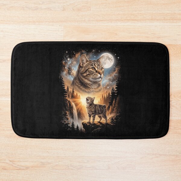 Item preview, Manx Howling Moon Art Cat Mom Dad Lover designed and sold by dian-rody-crest.