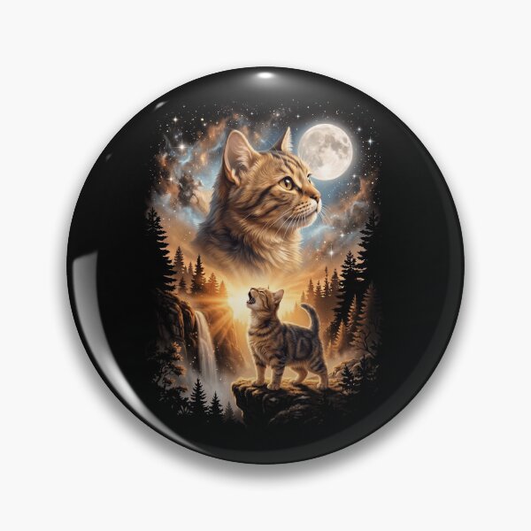 Item preview, Munchkin Howling Moon Art Cat Mom Dad Lover designed and sold by dian-rody-crest.