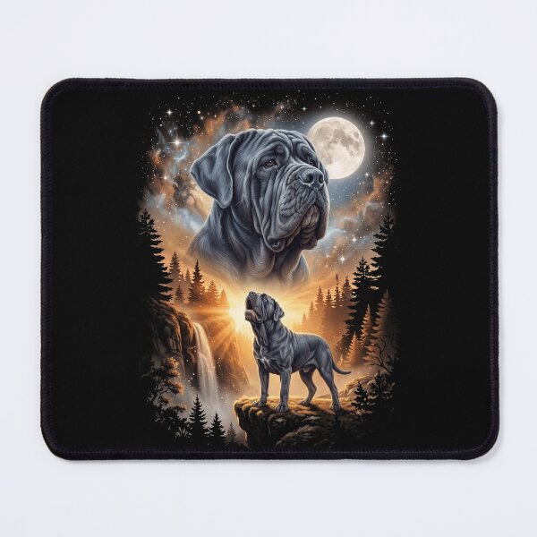Item preview, Neapolitan Mastiff Howling Moon Art Dog Mom Dad Lover designed and sold by dian-rody-crest.