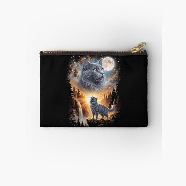 Item preview, Nebelung Howling Moon Art Cat Mom Dad Lover designed and sold by dian-rody-crest.