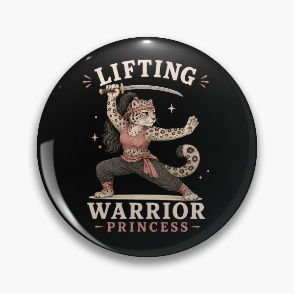 Item preview, Lifting Warrior Princess | Snow Leopard Gym Shirt | Strong Women Fitness Workout Gift designed and sold by HumbleAthlete.