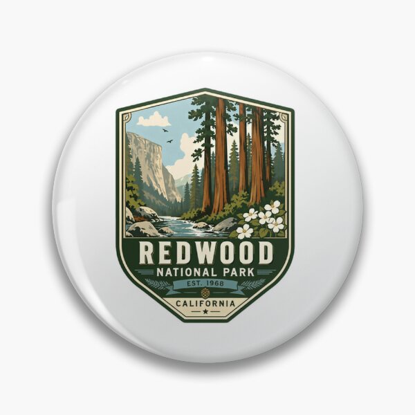 Item preview, Redwood National Park Est 1968 California Traveler Hiking Nature designed and sold by Simsimah26Parks.