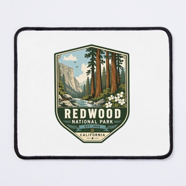 Item preview, Redwood National Park Est 1968 California Traveler Hiking Nature designed and sold by Simsimah26Parks.