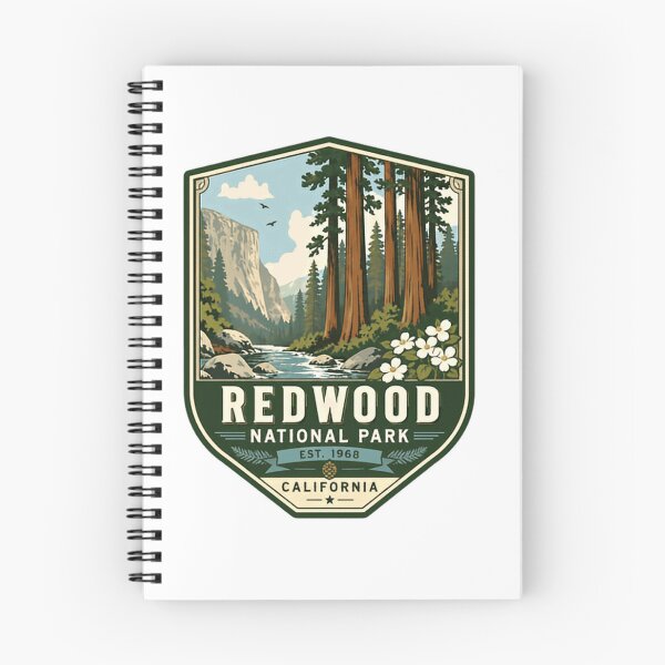 Item preview, Redwood National Park Est 1968 California Traveler Hiking Nature designed and sold by Simsimah26Parks.