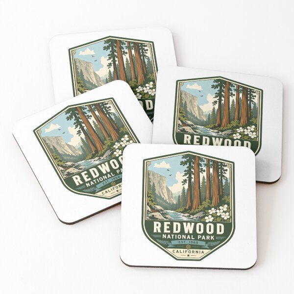 Item preview, Redwood National Park Est 1968 California Traveler Hiking Nature designed and sold by Simsimah26Parks.