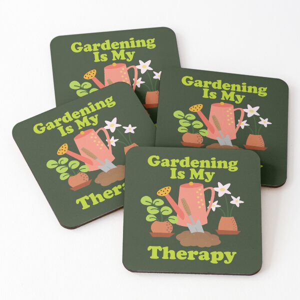 Item preview, Gardening Is My Therapy. gardening. gardener. plant dad. plant lover. designed and sold by NPC-wear.
