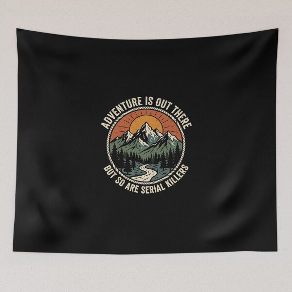 Item preview, Retro Adventure Is Out There But So Are Serial Killers  designed and sold by dudelinart.