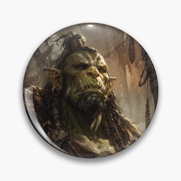 Artikelvorschau, DnD Ork-Narben-Schamane Kreatur entworfen und verkauft von bapupa.