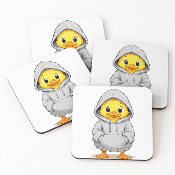 Artikelvorschau, Cute Duck in Hoodie – Cozy Streetwear Duck Cartoon entworfen und verkauft von LittleGinnyArt.