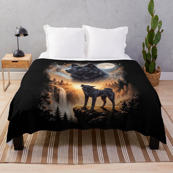 Item preview, Norwegian Buhund Howling Moon Art Dog Mom Dad Lover designed and sold by dian-rody-crest.