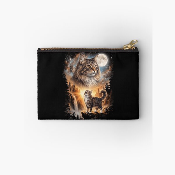 Item preview, Norwegian Forest Howling Moon Art Cat Mom Dad Lover designed and sold by dian-rody-crest.
