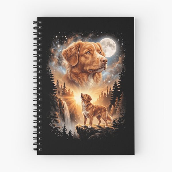 Item preview, Nova Scotia Duck Tolling Retriever Howling Moon Art Dog Mom Dad Lover designed and sold by dian-rody-crest.