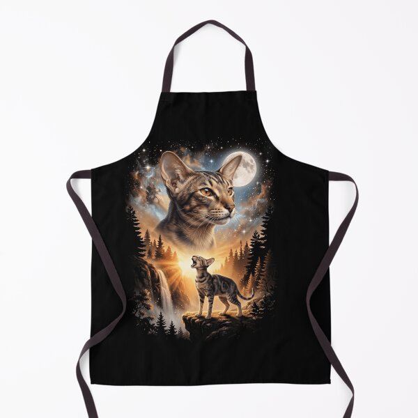 Item preview, Oriental Shorthair Howling Moon Art Cat Mom Dad Lover designed and sold by dian-rody-crest.