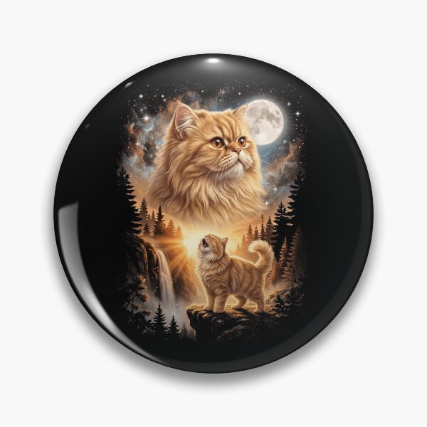 Item preview, Persian Howling Moon Art Cat Mom Dad Lover designed and sold by dian-rody-crest.