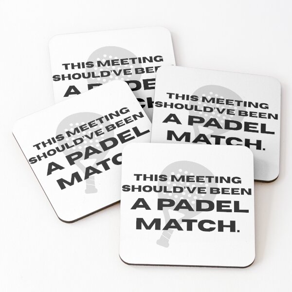 Item preview, Padel Funny Quote | This Meeting Should've Been a Padel Match designed and sold by Doozie designs.