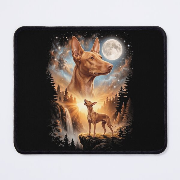 Item preview, Pharaoh Hound Howling Moon Art Dog Mom Dad Lover designed and sold by dian-rody-crest.