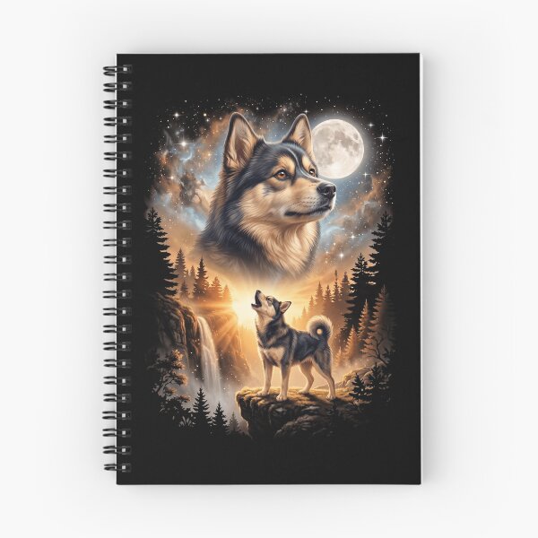 Item preview, Pomsky Howling Moon Art Dog Mom Dad Lover designed and sold by dian-rody-crest.