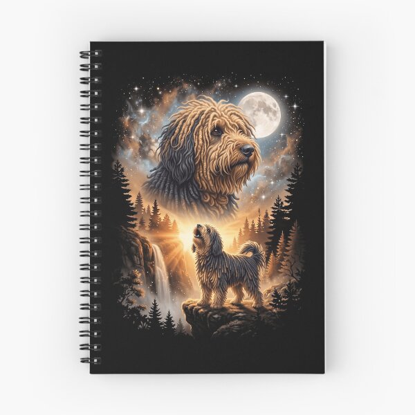 Item preview, Puli Howling Moon Art Dog Mom Dad Lover designed and sold by dian-rody-crest.