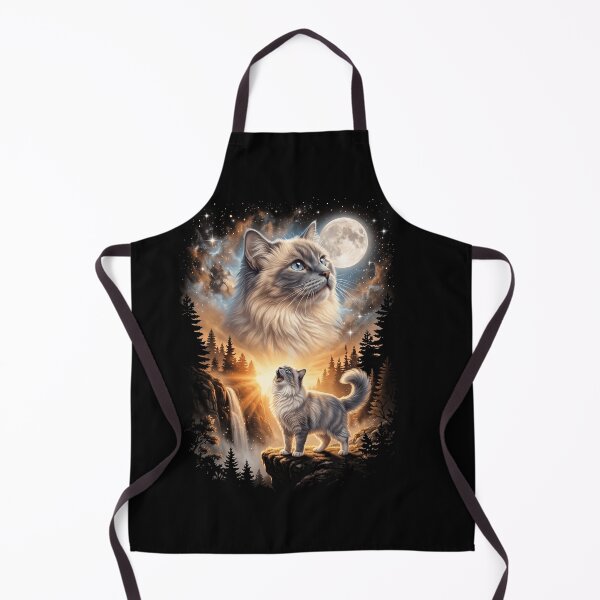 Item preview, Ragamuffin Howling Moon Art Cat Mom Dad Lover designed and sold by dian-rody-crest.