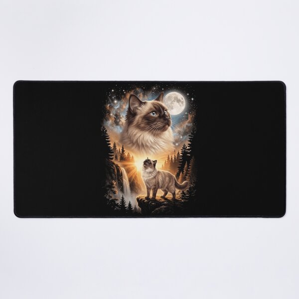 Item preview, Ragdoll Howling Moon Art Cat Mom Dad Lover designed and sold by dian-rody-crest.