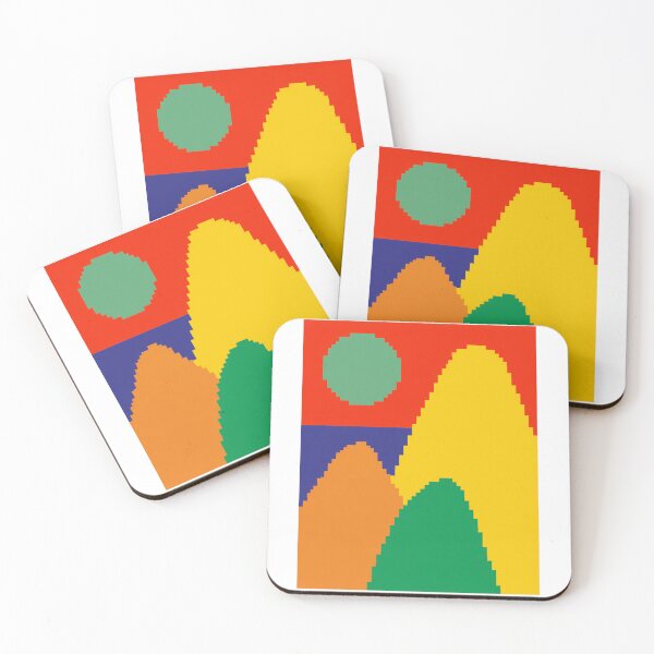 Item preview, Abstract Color Shapes Minimal designed and sold by braakmore.