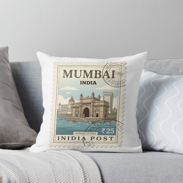 Item preview, Vintage Mumbai Gateway Of India Travel Stamp designed and sold by k3rstman1.