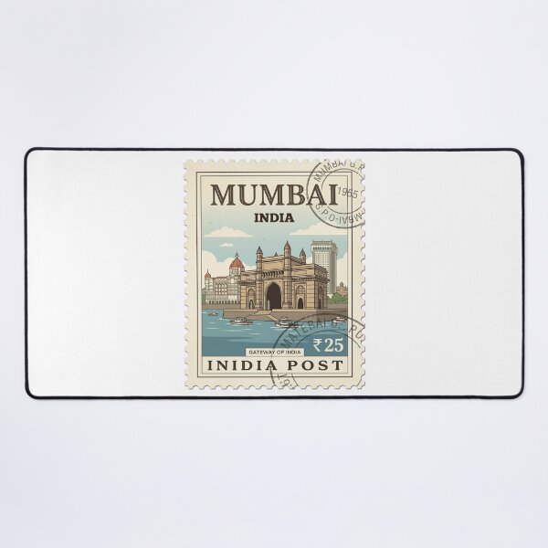 Item preview, Vintage Mumbai Gateway Of India Travel Stamp designed and sold by k3rstman1.