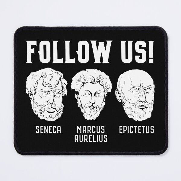 Item preview, Stoics Seneca Epictetus Marcus Aurelius Stoic Philosophers Stoicism designed and sold by Carl's Clothing.