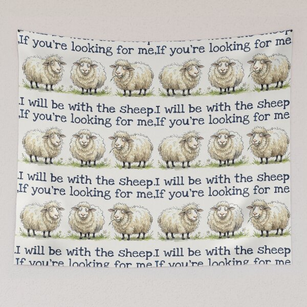 Item preview, If You're Looking For Me I Will Be With The Sheep designed and sold by chriswo-design.