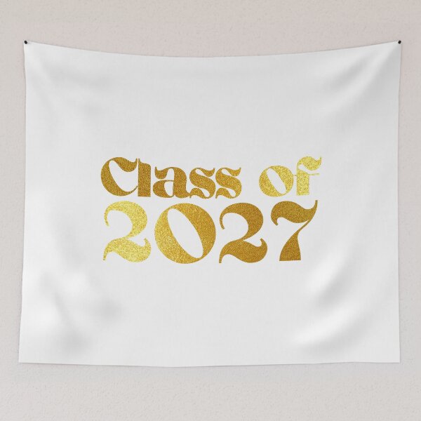 Item preview, Class of 2027 Senior Graduation 2027 Gold Look Back to School Typography Gift  designed and sold by Artycom.