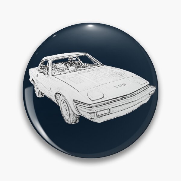 Item preview, Triumph TR8 British classic car monochrome designed and sold by soitwouldseem.